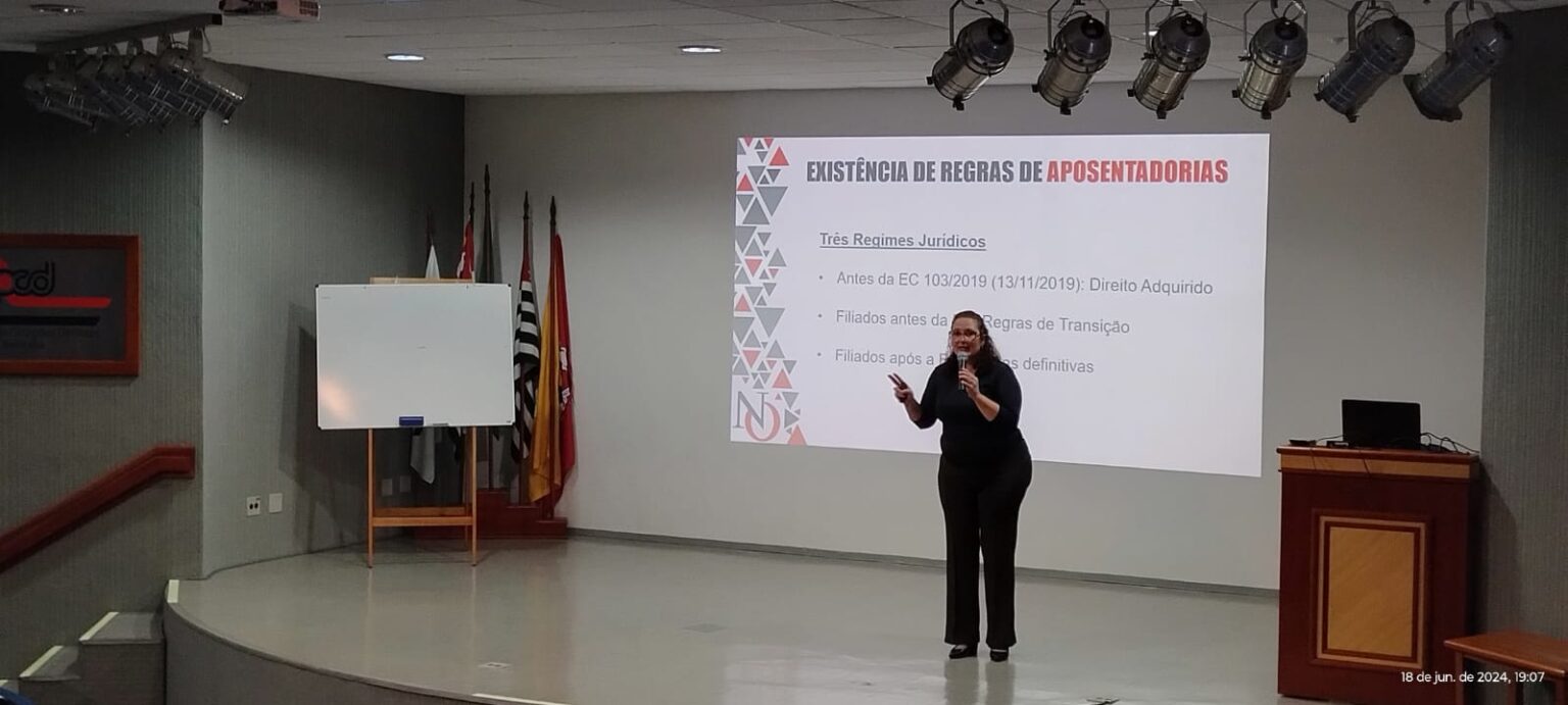 Palestra Nieto e Oliveira sobre Aposentadoria Especial